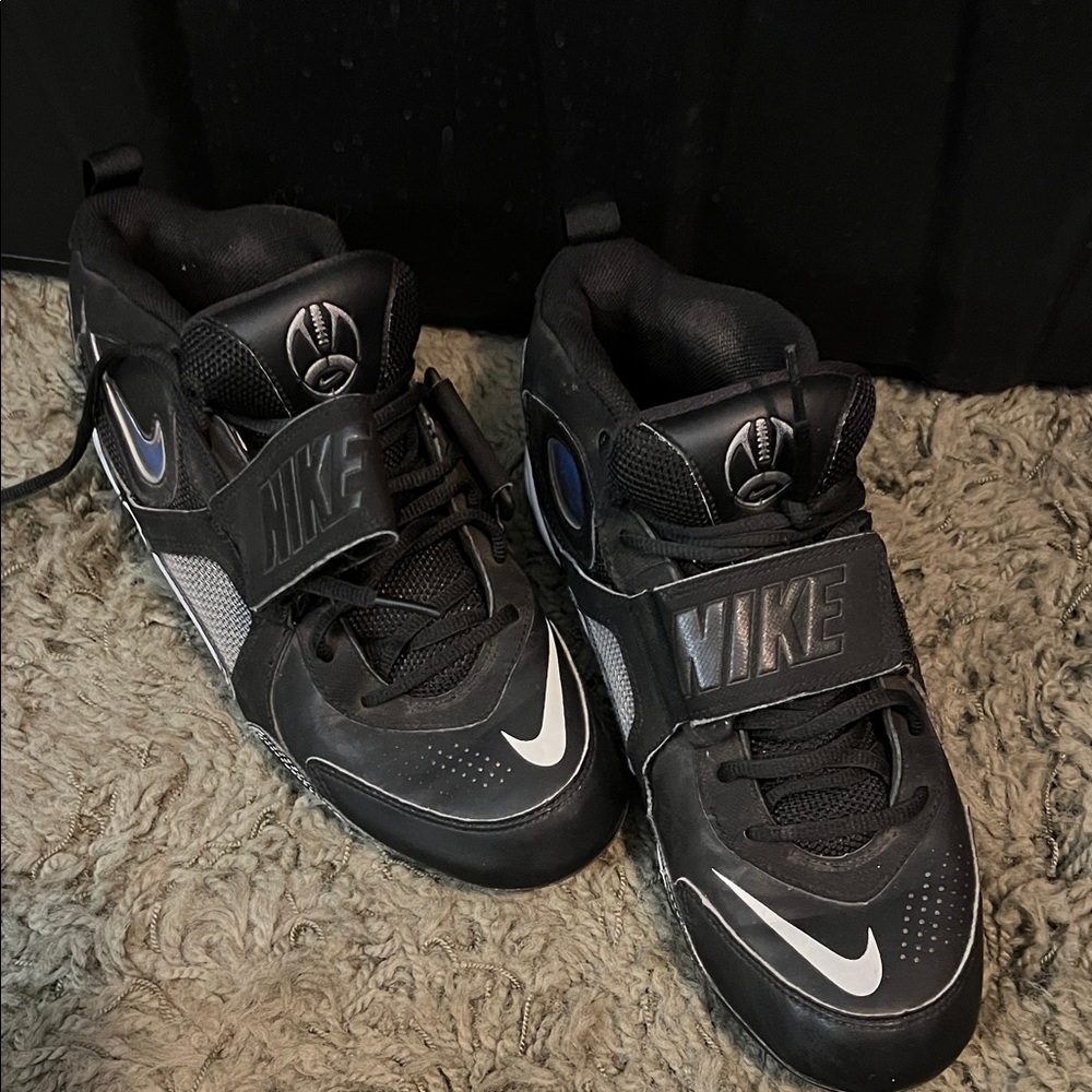 Nike men’s cleats football  Black and Gray Sneakers